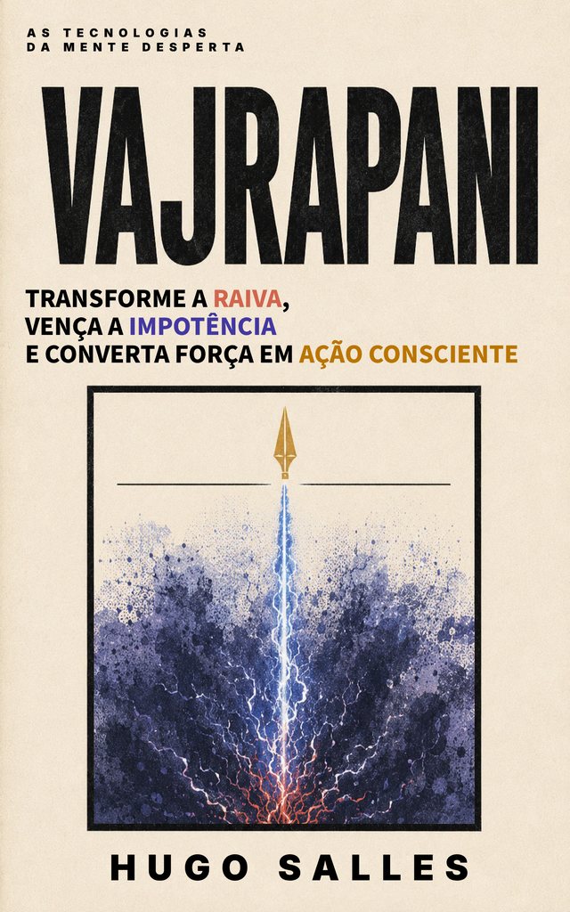 Capa do livro Vajrapani, edição em português